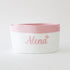 Personalized Storage Basket - Medium - Cursive - Pink